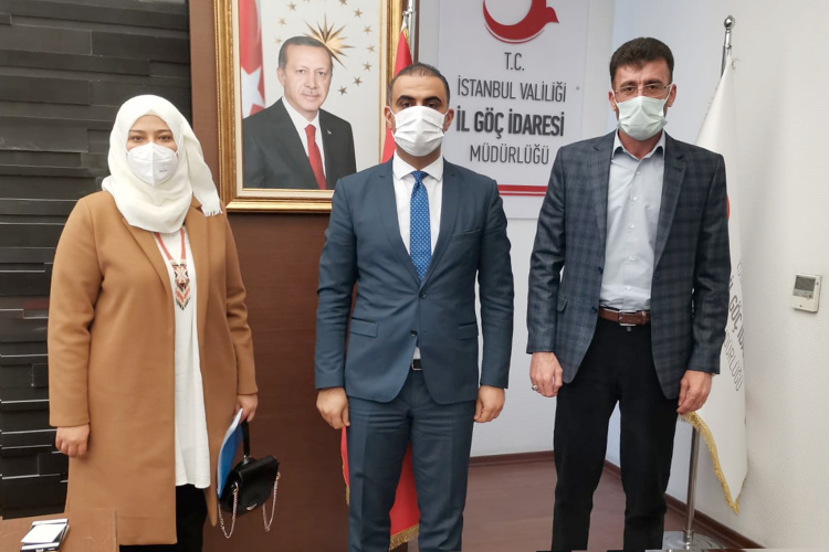 smdk multeci isleri dairesi yetkilileri istanbul goc idaresi mudur yardimcisi serdar dal ile gorustu suriye muhalif ve devrimci gucler ulusal koalisyonu